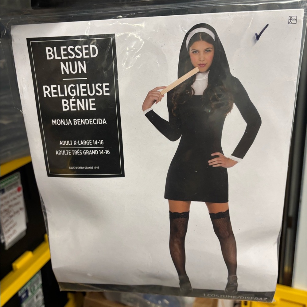 Adult Womens XL Blessed Nun Chaple Church Sin Pastor Deaconess Priest